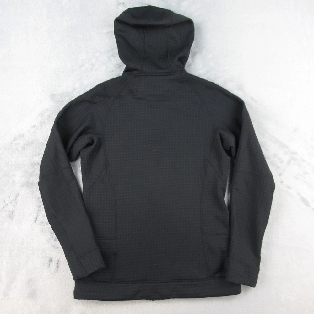 Patagonia Womens R3 Hi-Loft Hoody Full Zip Polartec Fleece Jacket Black Small - Picture 8 of 10